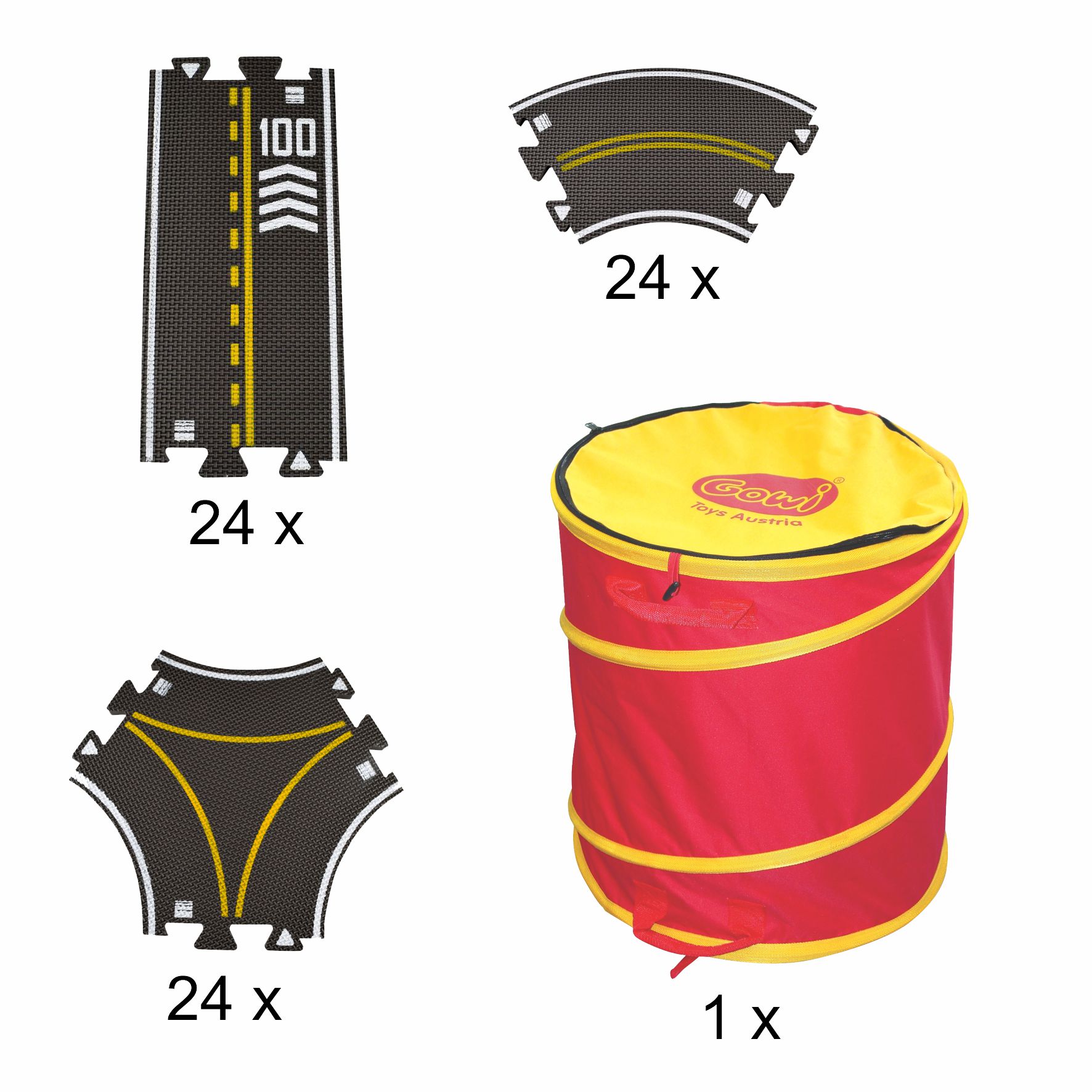 Spielstraßen-Set Advanced 72 Teile